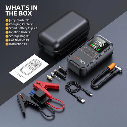DriveVault™ 4-in-1 Emergency Roadside Kit