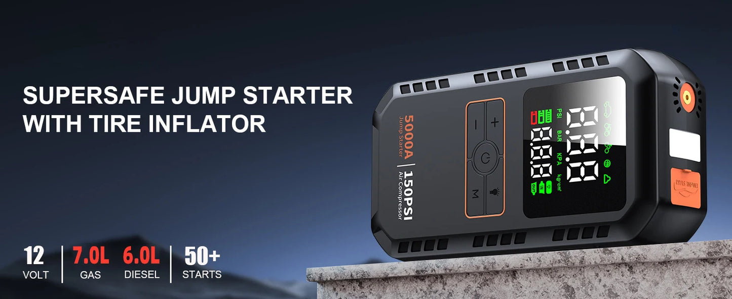 DriveVault™ 4-in-1 Emergency Roadside Kit