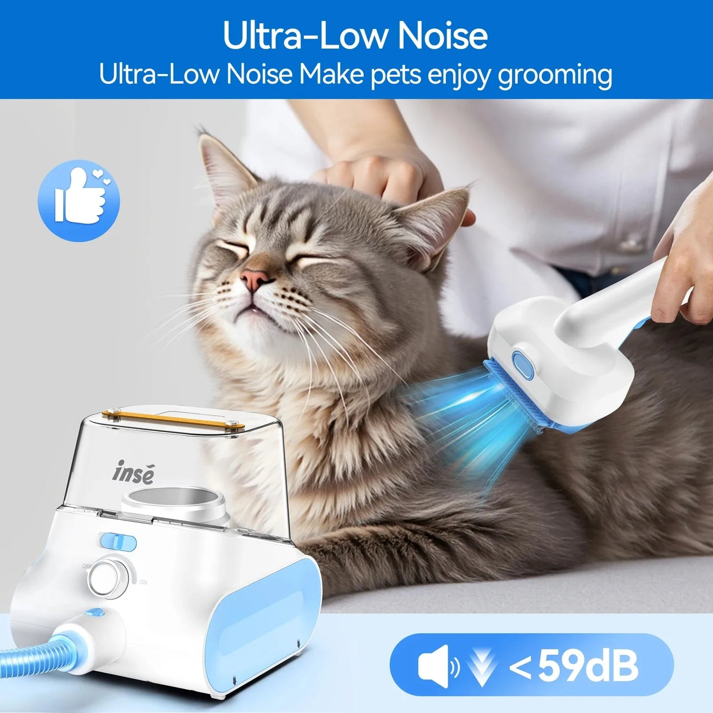 Professional Ultra-Quiet Pet Grooming System
